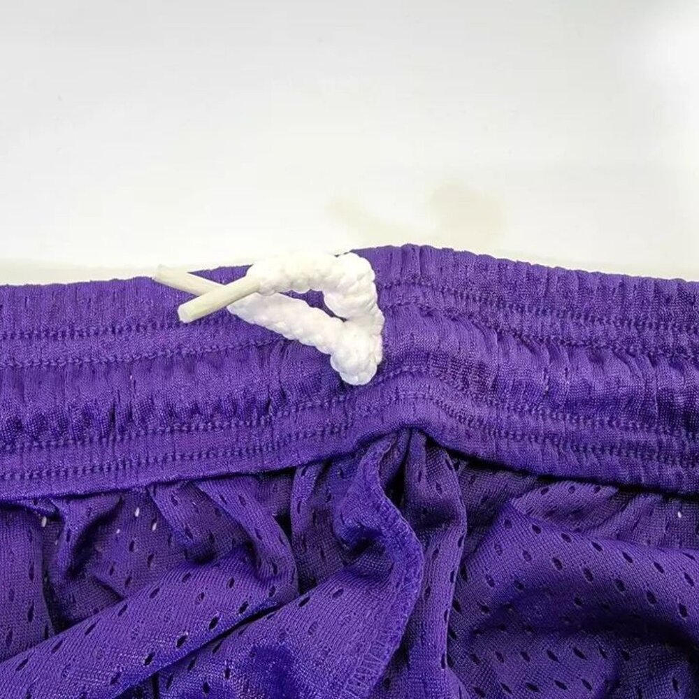 Riddell Mesh Athletic Basketball Shorts Mens 3XL Purple Drawstring WSPT Sport - Picture 4 of 6